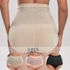 3 PCS Women High Waist Panties Seamless Skin-friendly Cross Patchwork Briefs Butt Lifter Tummy Control Panty Underwear