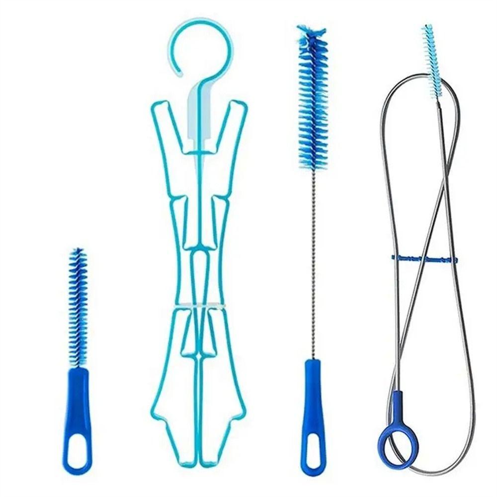 Hanger Pipe Water Bladder Cleaning 4 in 1 Hydration Bladder Brushes Water Bag Cleaner Water Tank