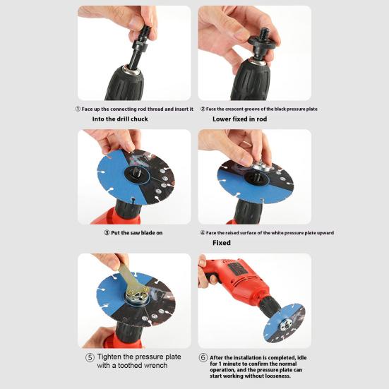 Электрическая дрель угловая шлифовальная машина шатун набор высокая твердость многофункциональный регулируемый вращающийся