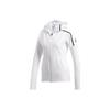 Z.N.E. Jacket With Reflective Logo Sports Hooded Jacket Women Jackets White CY5511