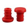1 Pair Plastic Bar End Caps Anti-Vibration Bright Color Solid Wear-Resistant Bar End Plugs for Mountain Bikes