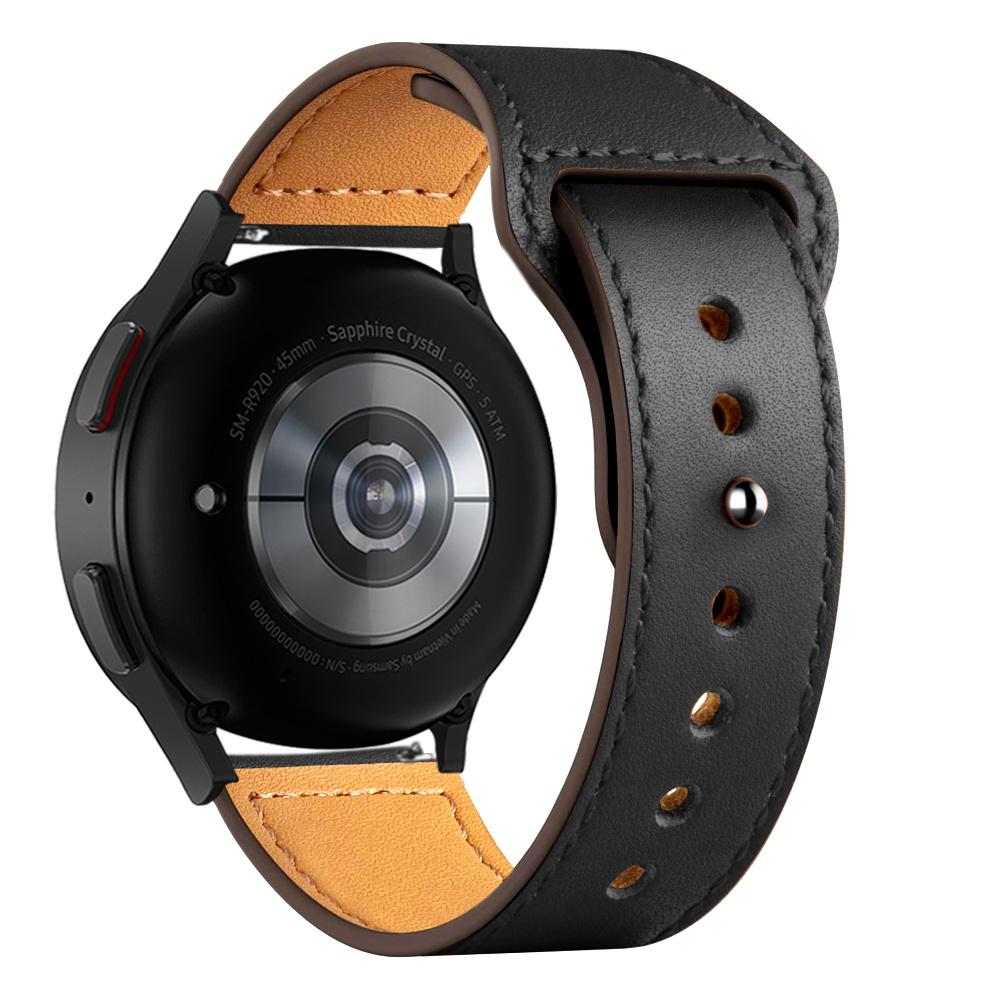 20mm 22mm Band For Samsung Galaxy watch 4/7/5 Pro/6/classic/Gear s3 40mm 44mm Leather bracelet correa Huawei GT/2e/3/4/5 straps