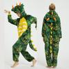 Couple's Autumn Winter Warm Flannel Homewear Cartoon Animal Onesie Unisex Cute Loungewear