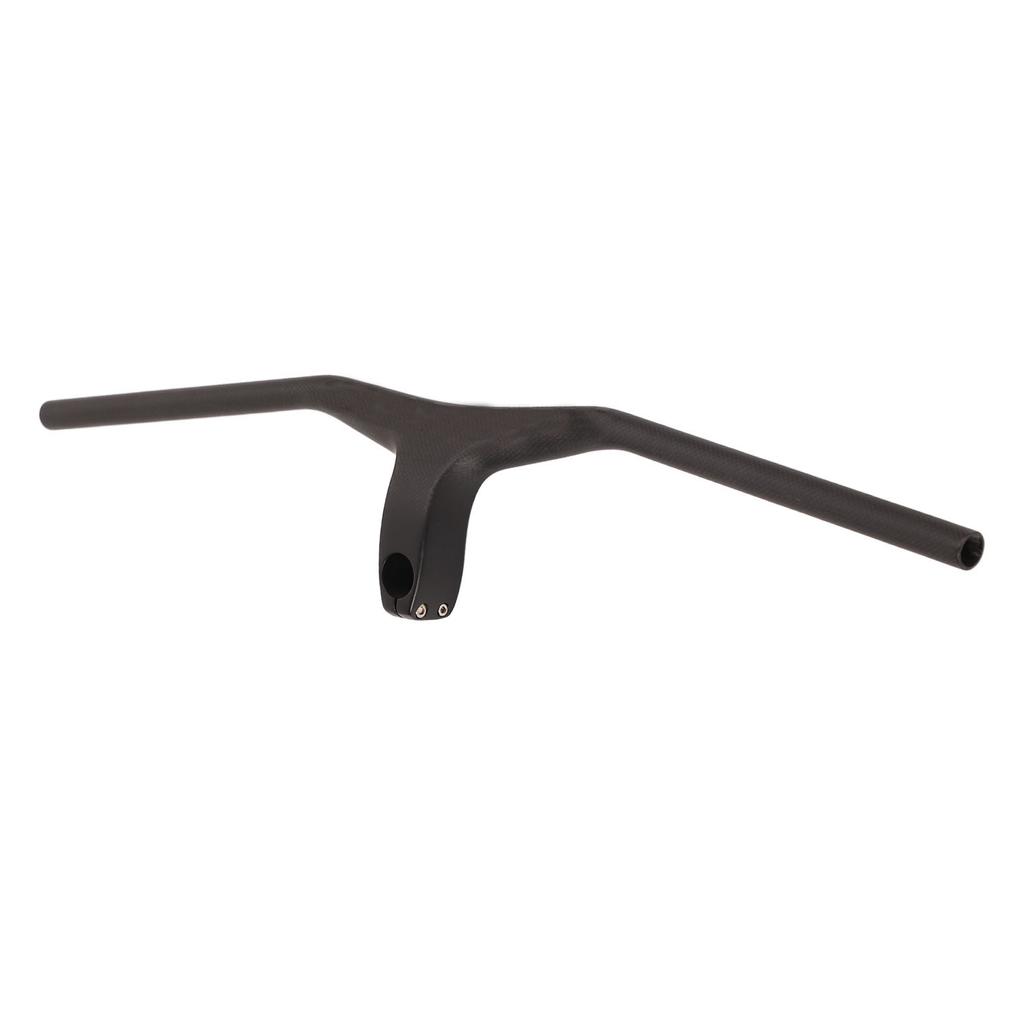 Велосипедный прямой руль из углеродного волокна с отрицательным углом 17 градусов, цельный прямой руль для горного и шоссейного велосипеда