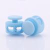 Colorful Elastic Double-Hole Spring Stopper for Shoelaces & Nylon Bags