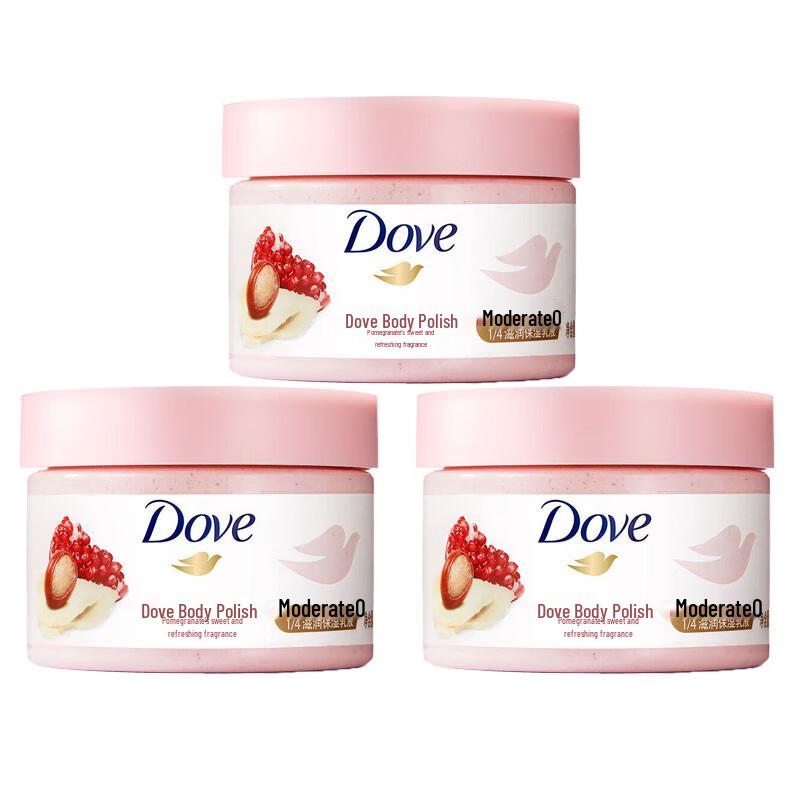 DOVE Увлажняющий скраб для тела с гранатом