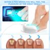 Yousheng Portable Nail Fungus Treatment Light 22-LED UV Light Therapy for Toenails & Fingernails Foldable U-Shape Design 470nm Blue + 905nm Infrared
