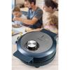 Bonbon 1000 W Deep Plate Heat Protected Waffle Maker Aegean Blue