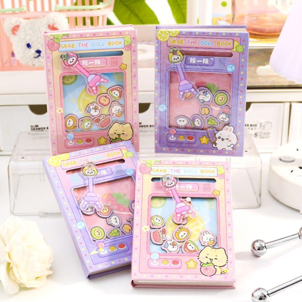 Цветная внутренняя страница Capybara Notebook Doll Claw Machine Square Letter Pad Small Notepad Office