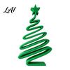 Seasonal Home Embellishments 3D Printed Minimalist Christmas Tree Desktop Ornament Modern Holiday Table Office Desk Ornaments Sign for Living