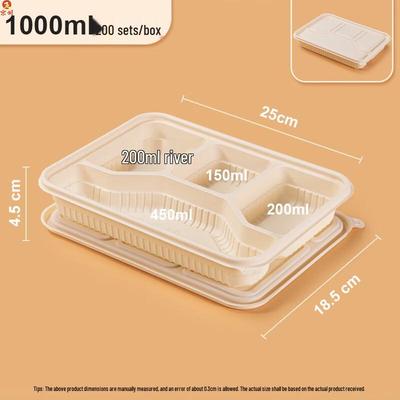Разлагаемые одноразовые ланч-боксы на вынос Jingzhou