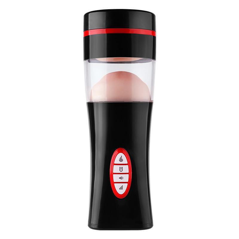 Мужской мастурбатор с подогревом Mi Ji: Игрушка для симуляции орального секса с облизыванием языка, 30 предметов