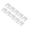 20pcs Durable Cabinet Hinge Repair Plate Loose Door Fix Hinge Repair Kit  Kitchen Cupboard Door