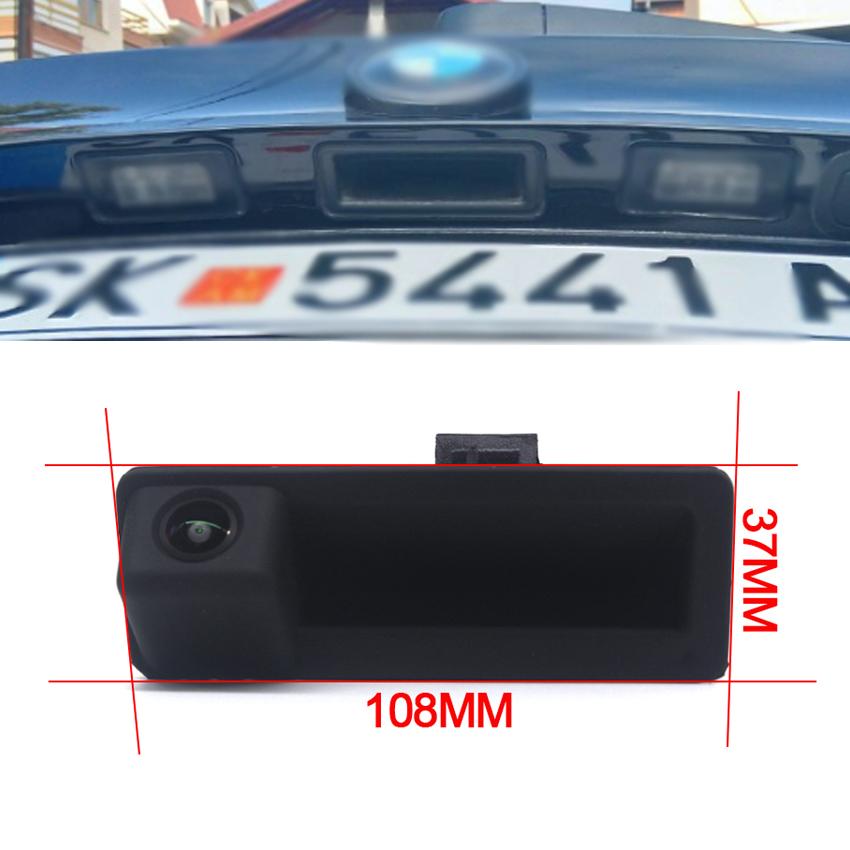 HD Night Vision Waterproof Car Reverse Backup Trunk Handle Camera For BMW 3 Series 5 Series X5 X6 E39 E60 E70 E82 Wide Angle