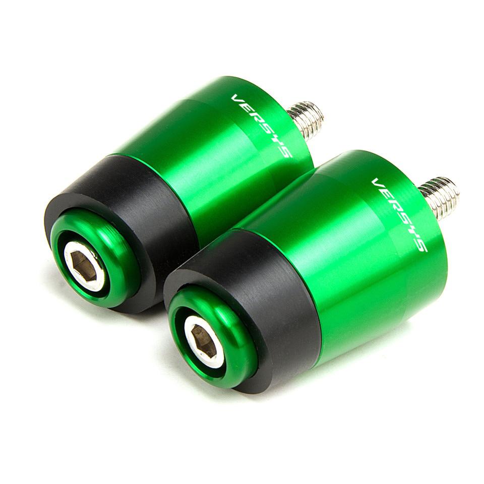 Руль мотоцикла 7/8 "22 мм, ручки, конец слайдера, заглушка для KAWASAKI VERSYS 250 KLE 650 1000 KLE650 KLE1000