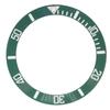 40mm Diameter Watch Bezel Insert Ring Clear Scale Luminous Ceramic Replacement Bezel Insert White