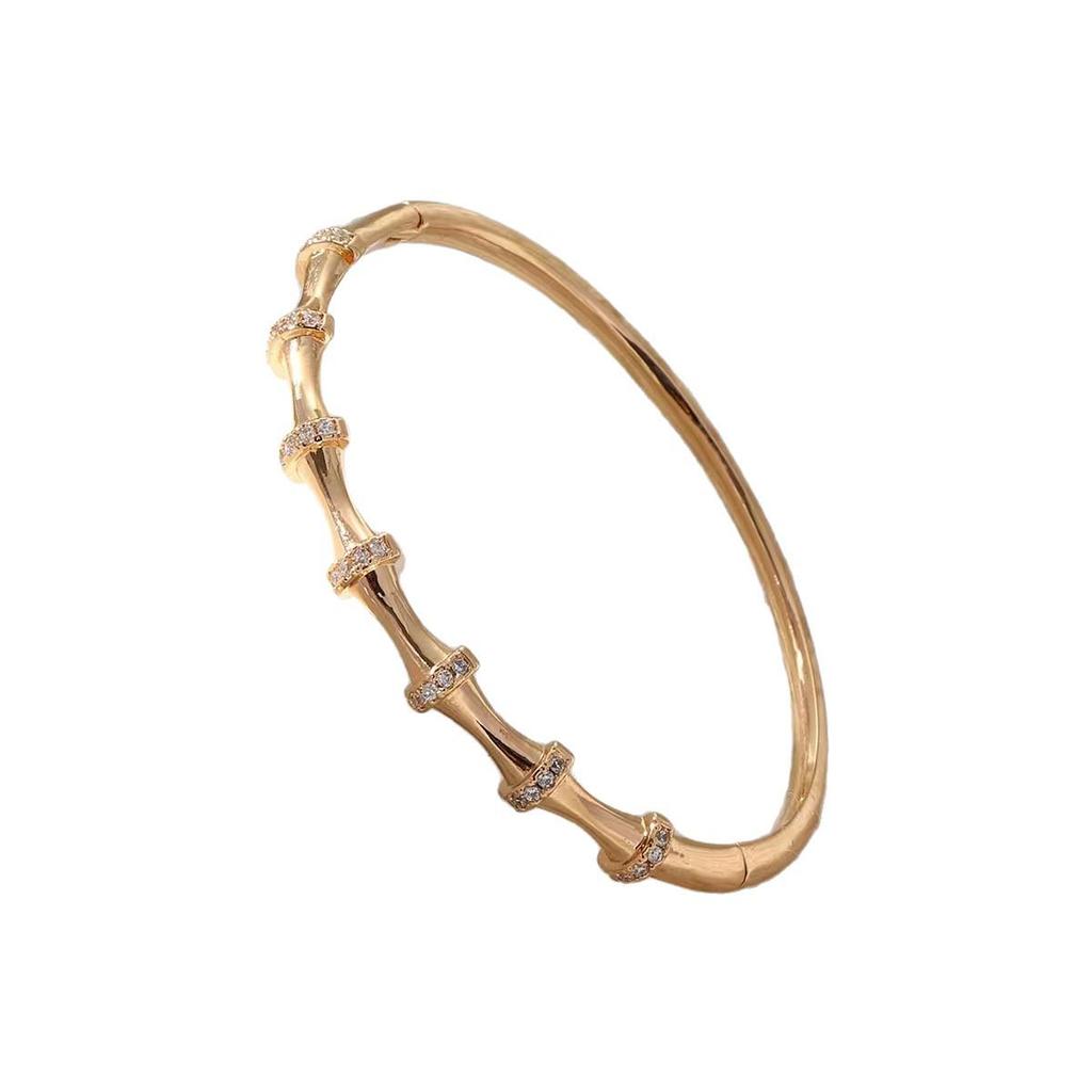 Универсальный бамбуковый бриллиантовый браслет - Модное и элегантное женское украшение