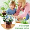Круглые вставки для кашпо Диск-вставка для кашпо с дренажными отверстиями Вставка для наполнителя цветочных горшков для больших круглых кашпо Меньше необходимой почвы Садоводство