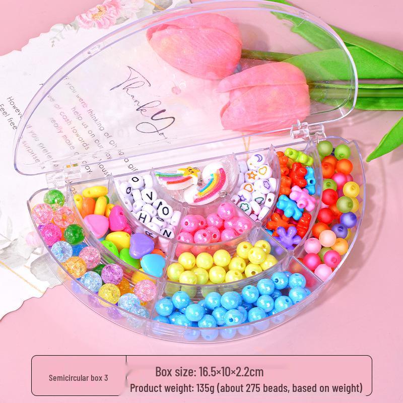 Игрушки из бисера ручной работы: Набор для изготовления украшений для девочек «Сделай сам» с креативными браслетами и ожерельями-пазлами