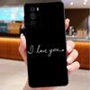 Phone Case For Motorola Edge 50 40 Pro 60 50 40 30 Ultra Neo Fusion Moto G85 G72 G53 G54 G84 G13 G32 Black Lines Love Heart
