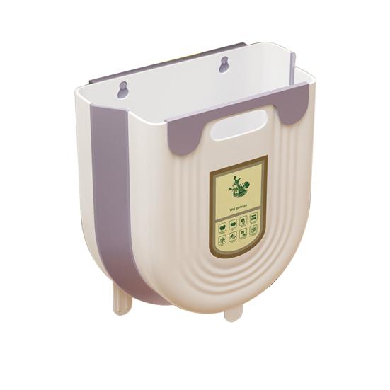 Мусорный бак, настенный, складной, компактный, с пряжкой, дверца шкафа, настенная подвесная корзина для хранения, товары для дома