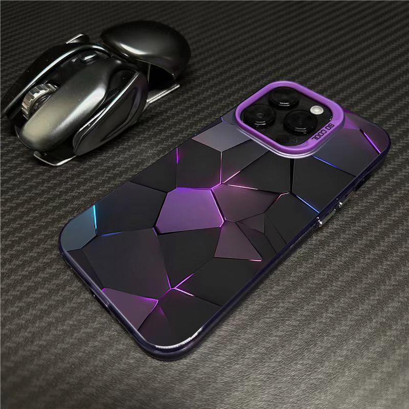 Яркий пэчворк чехол для телефона iPhone 13, 14, 15 Pro, 16 Pro Max, 17