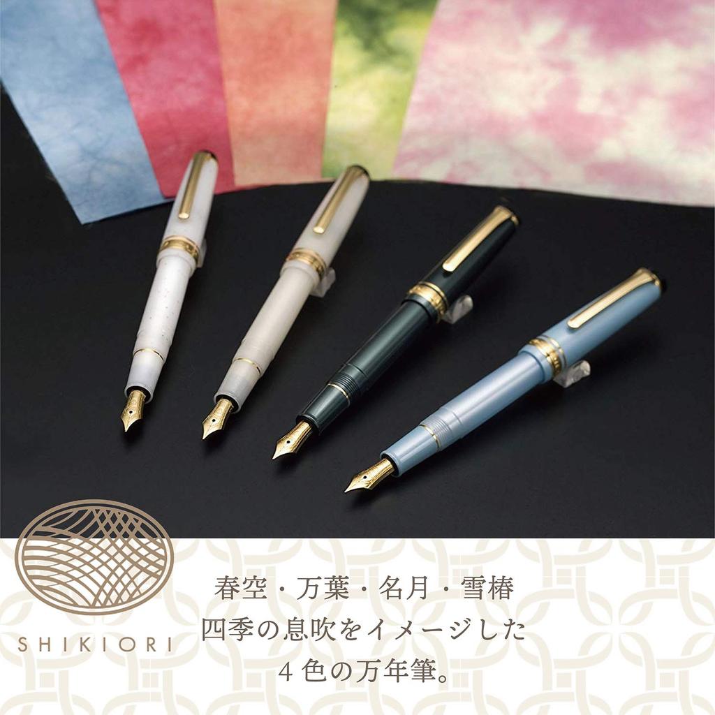 Перьевая ручка Sailor SHIKIORI Setsugetsu Soraha Meigetsu Medium Fine 11-1224-303