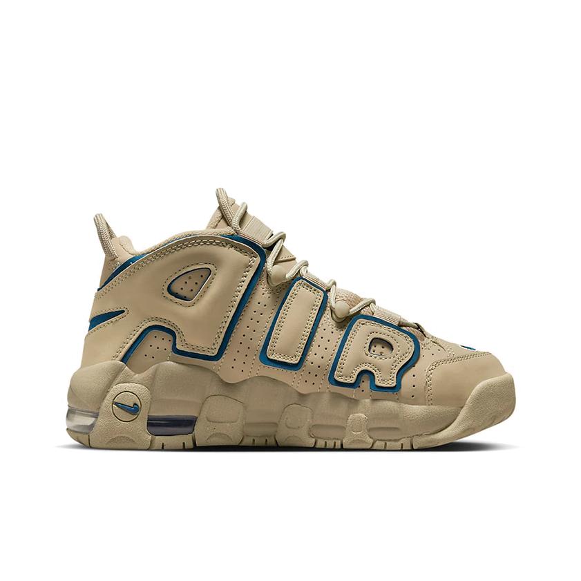 Nike Air More Uptempo GS Limestone Kids Sneakers Tan Valerian-Blue DQ6200-200