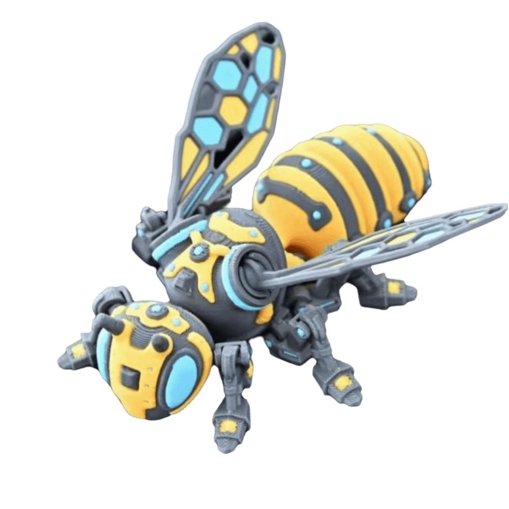 3D Printed 3D Printed Mechanical Bee Detachable Wings Articulated Bee Toy  Holiday Gift