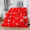 Snowflake Christmas Soft Film Plush Sofa Bed Throwing Cartoon  Blankets Modern Flannel Blanket Cover Gedruckt Bettdecke Geschenk