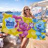 Мультяшное полотенце B-Blues C-Clues and You, быстросохнущее, впитывающее, пляжное, для спорта, фитнеса, плавания и активного отдыха