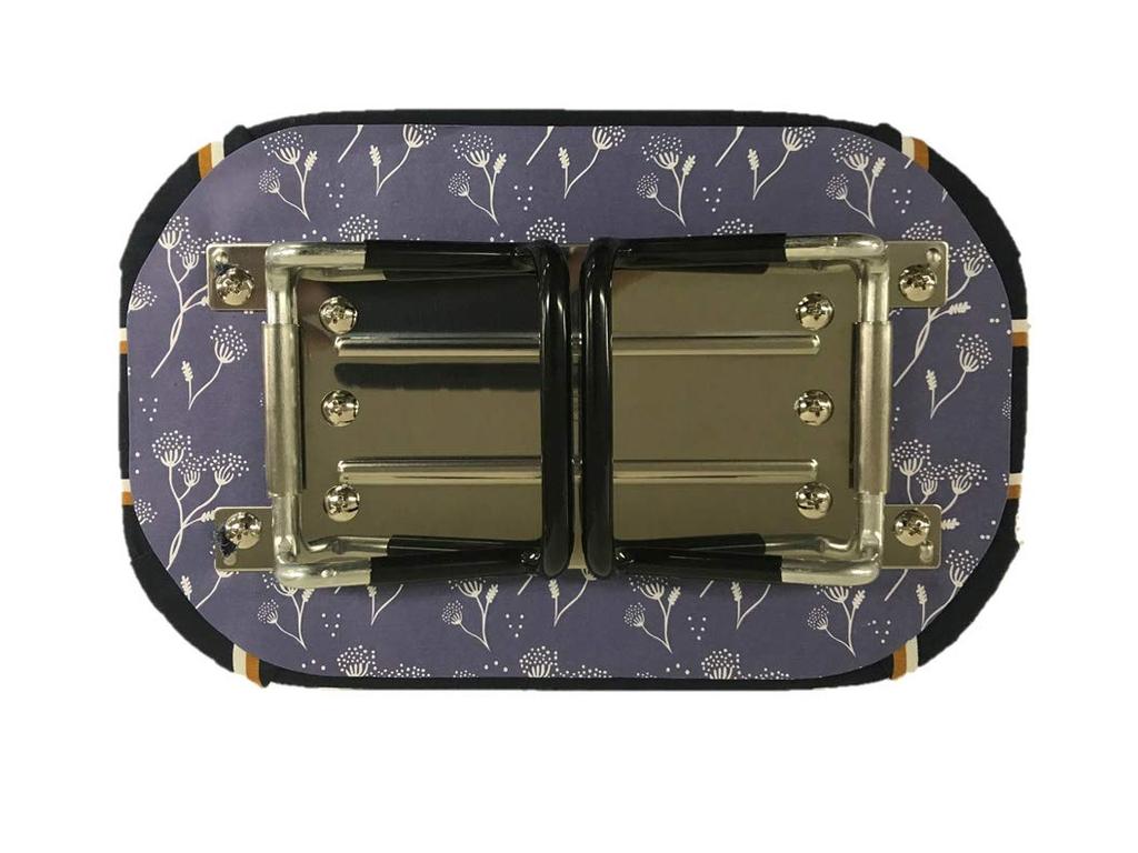 Компактный стул Seiza, большой складной, темный (Шаблон) (нашивка (Оранжевый Белый) синий)