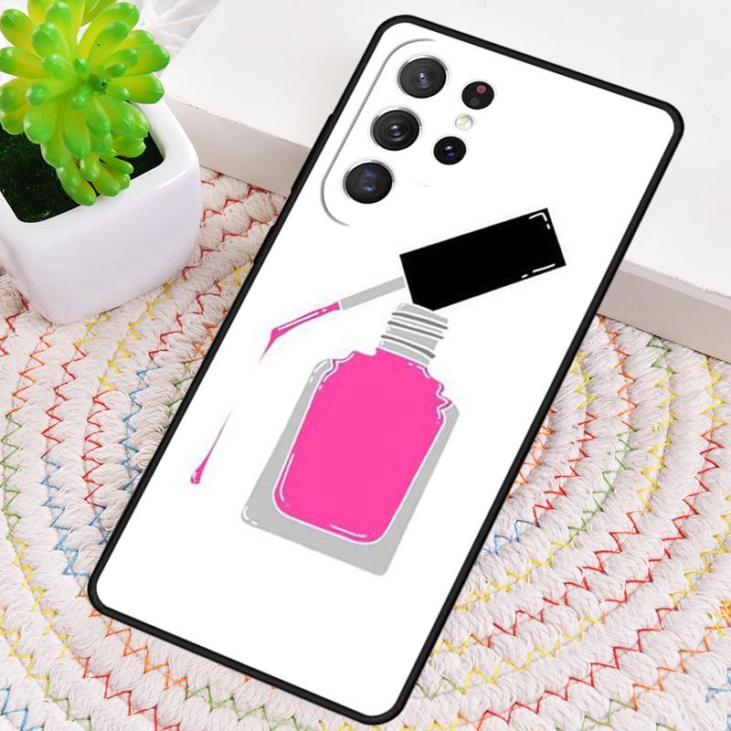 Силиконовый чехол для телефона с рисунком лака для ногтей для Samsung Galaxy note 10 pro S26 S25 S24 S23 S22 S21 Plus S25Ultra Capa Cover