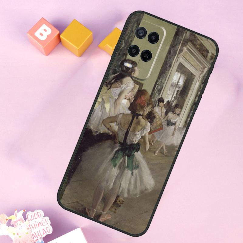 Ballerina Ballet Dancer Girl Case For Oppo A54 A74 A94 A40 A60 A80 A18 A38 A58 A78 A98 A96 A76 A16 A15 A17 A57 A5 A6 Pro
