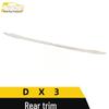 DX3 Rear Trim Decoration - Stainless Steel Anti-Scratch Tailgate Trunk Bumper Strip.