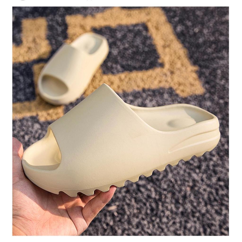 Мужские летние пляжные тапочки, модные уличные домашние мягкие шлепанцы из ЭВА, мужская противоскользящая обувь на толстой зубчатой подошве