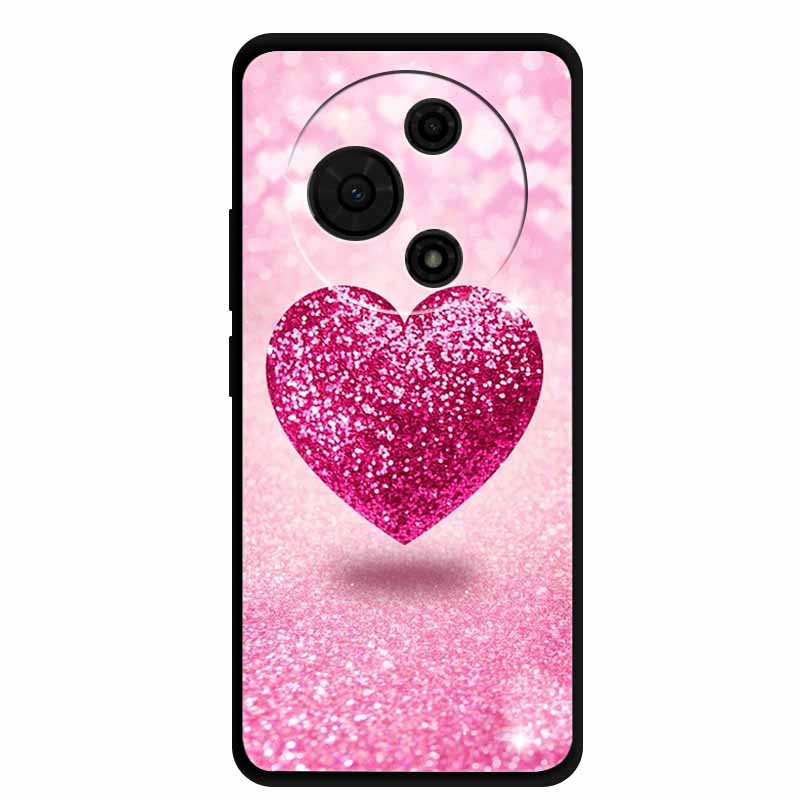 For TCL 60 SE Case T517H Cute Cartoon Colorful Soft TPU Silicone Back Cover for TCL 60 SE Cover Black Phone Case Funda TCL60 SE