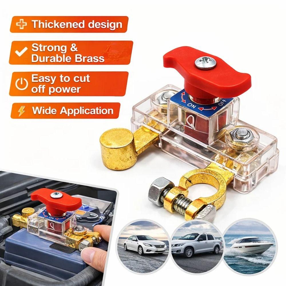 Quick Cut-off Battery Isolation Switch 12 - 24 V Negative Isolator Battery Switch Battery Cut-off