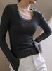Moisturewicking Modale Long Sleeve T Shirt For Women With Slim Fit Comfort For Autumn Casual Wear
