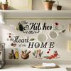 Removable Wall Sticker PVC Wall Decor Peel and Stick Wall Decals  Kitchen