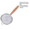 Flour Sieve Anti-Slip Fine Mesh Comfortable Grip Stainless Steel Multi-function Heat Insulation Manual Juice Filter Oil Net Colander Daily Use