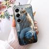Чехол Для Tecno Camon 40 Pro CM7 CM6 Чехлы Для Телефона На Camon 40 4G CM5 Милые Мультяшные Животные Крутой Дракон Лев Мягкий ТПУ Черный Чехол