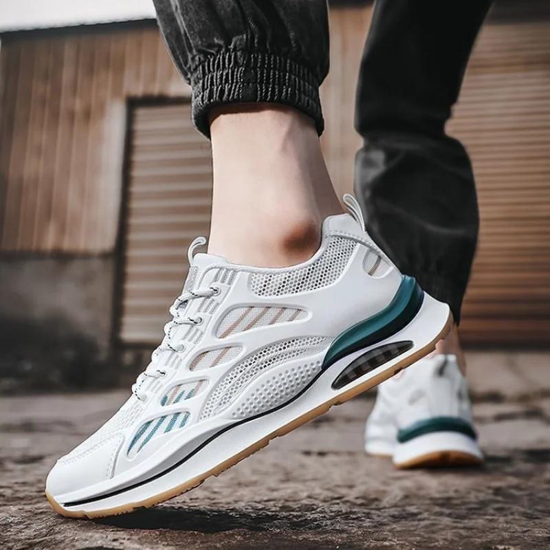 Модные мужские кроссовки летние дышащие удобные спортивные мужские повседневные туфли легкие кроссовки для бега для мужчин zapatillas de deporte tenis