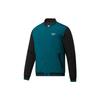 Classics Color Block Baseball Collar Casual Jacket Men Outerwear Green GU5748