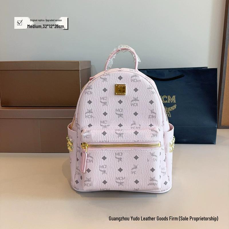 Мужской модный рюкзак в стиле колледж с шипами: Дорожная и повседневная сумка большой вместимости