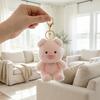 Cute Stuffed Pig Pendant Cartoon Bag Hanging Bag Charm Plush Pig Keychain  Bag Key Decoration