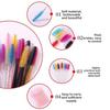 50Pcs Disposable Eyelash Brushes Bendable Crystal Eyebrow Brush Lash Extension Brushes Spoolies Mascara Wand Beauty Makeup Tools