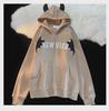 Men's Thick Winter Hooded Sweatshirt - Little Devil Style Heavy Zip-Up Cardigan
