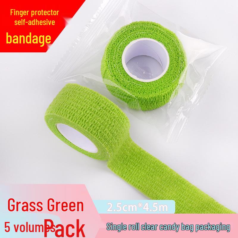 Sports Finger Protector Self-Adhesive Bandage: Finger Wrap Tape & Wrist Support for Basketball/Badminton