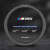 Для BMW M X1 X3 X5 X6 E39 E46 E87 E90 E92 F10 F15 F25 F30 Углеродное волокно Замша Кожаная Накладка на руль автомобиля Автоаксессуары
